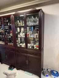Rare Mahogany Wooden Display Cabinet image 1