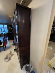 Rare Mahogany Wooden Display Cabinet image 2