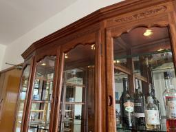 Red wood Chinese cabinet image 1