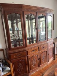 Red wood Chinese cabinet image 2