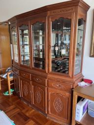 Red wood Chinese cabinet image 3