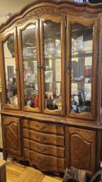 Rosewood Display Cabinet image 1