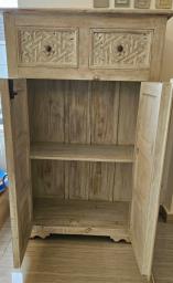 Shambala vintage solid wood cabinet image 3