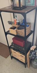 Shelves metal and wood ikea image 1