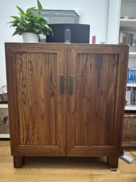 Solid wood cabinet image 1