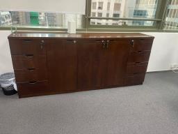 Solid Wood Carbinet -good condition image 1