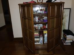 Solid wooden cabinet image 1