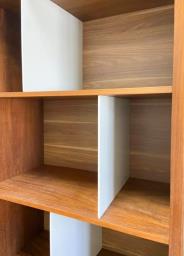 Solid wooden shelf with stunning grain image 2