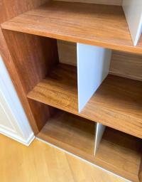 Solid wooden shelf with stunning grain image 5