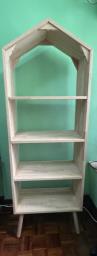 Solid Wooden shelf with unique roof top image 1