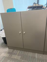 Stackable Grey Cabinets image 1
