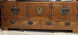Sturdy antique low Cabinettv console image 2
