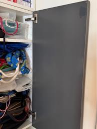 Two grey Metod wall cabinets image 7