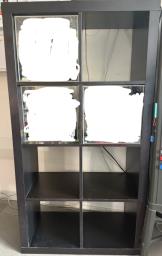 Two ikea shelves image 2