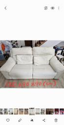 Used Italian Leather sofa image 1