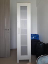 White Ikea Aneboda Storage Cabinet image 1