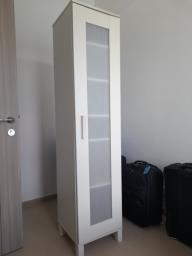 White Ikea Aneboda Storage Cabinet image 3