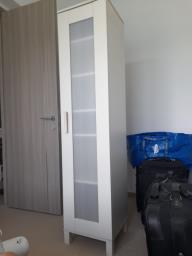 White Ikea Aneboda Storage Cabinet image 4