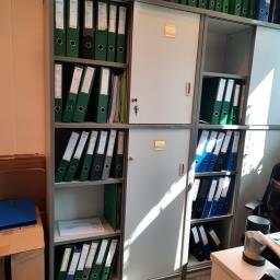 Wood Book cases with doors image 1