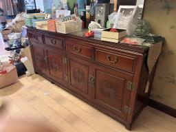 Wood cabinet image 1