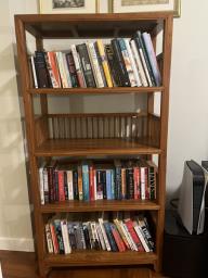 Wooden bookcase image 1