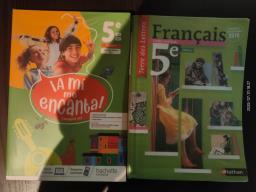 a mi me encanta and Manuel français 5e image 1