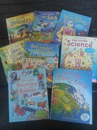 8 x Usbourne flap books image 1