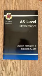 Cgp As Level Maths Stats Revision Guide image 1