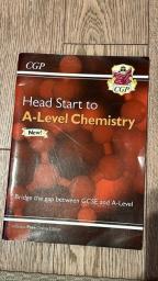 Cgp Head start to A level Chemistry image 1