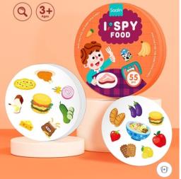 Saalin I Spy Animal Food Daily Flashcard image 1