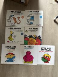 Set of 7 Mr Men books image 1