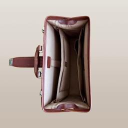 Vintage-style Italian Leather Briefcase image 3