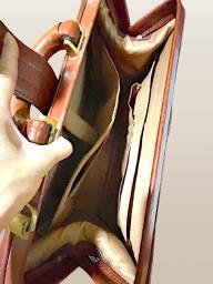 Vintage-style Italian Leather Briefcase image 4