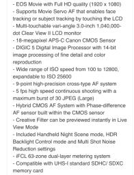 Canon Eos with Ef-s 18-135mm len image 2