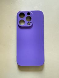 Ip 15 Pro Frosted Violet Silicone Case image 1