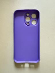 Ip 15 Pro Frosted Violet Silicone Case image 2