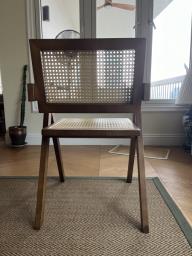 10 Dark Brown Rattan Dining Chairs image 4