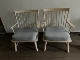 2 Armchairs Birch image 1