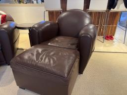 2 Beautiful Leather Arm Chairs image 1
