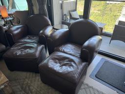 2 Beautiful Leather Arm Chairs image 4