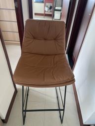 2 light brown high chairs image 2