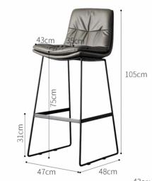 2 light brown high chairs image 4