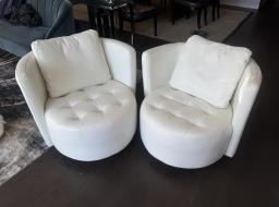 2 swivel sofa chairs image 1