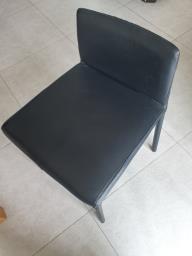 4 Italian leather chairs image 1