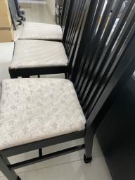 6 Ikea wooden chairs wcushion image 3