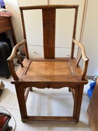 Antique Chinese Wooden Chair image 2