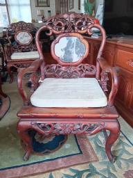 Antique hardwood funiture image 2