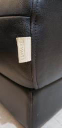 Black Leather Ottomanfootstool - Livart image 2