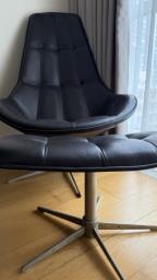 Boconcept Leather Chair  Footrest image 2