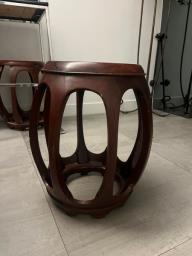 Chinese fine rosewood round chair image 1